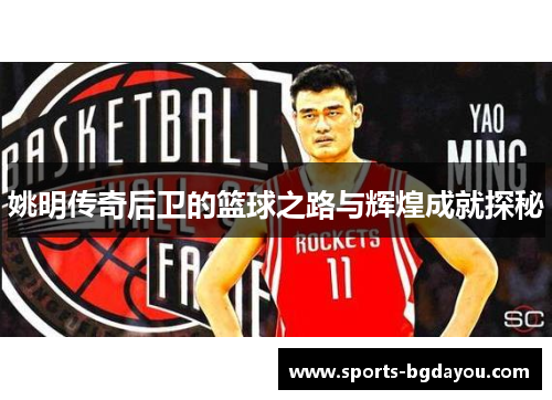 姚明传奇后卫的篮球之路与辉煌成就探秘
